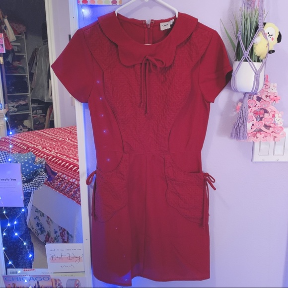 ASOS Perfect Red Christmas Dress M